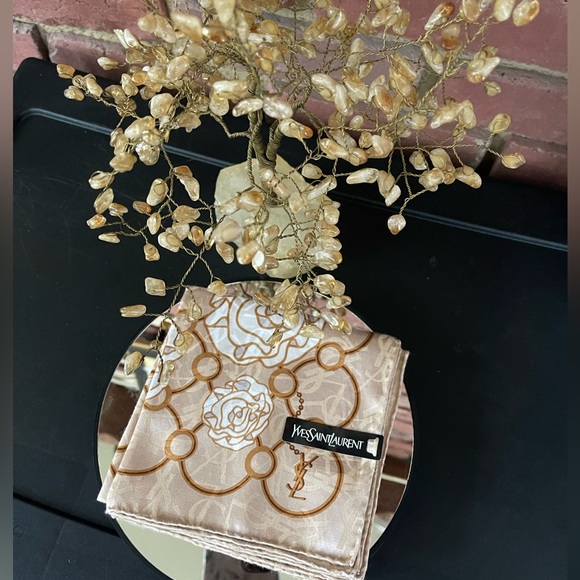 NWT🔥 YSL🔥 SILK 🔥SCARF. - Picture 3 of 3